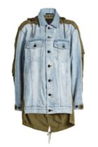 T By Alexander Wang T By Alexander Wang Layered Denim Jacket