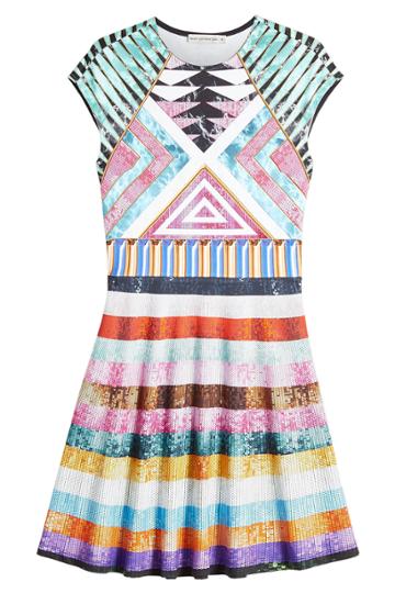 Mary Katrantzou Mary Katrantzou Printed Dress With Sequins