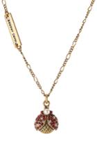 Marc Jacobs Marc Jacobs Embellished Ladybird Necklace