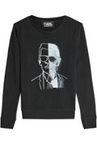 Karl Lagerfeld Karl Lagerfeld Embroidered Cotton Sweatshirt