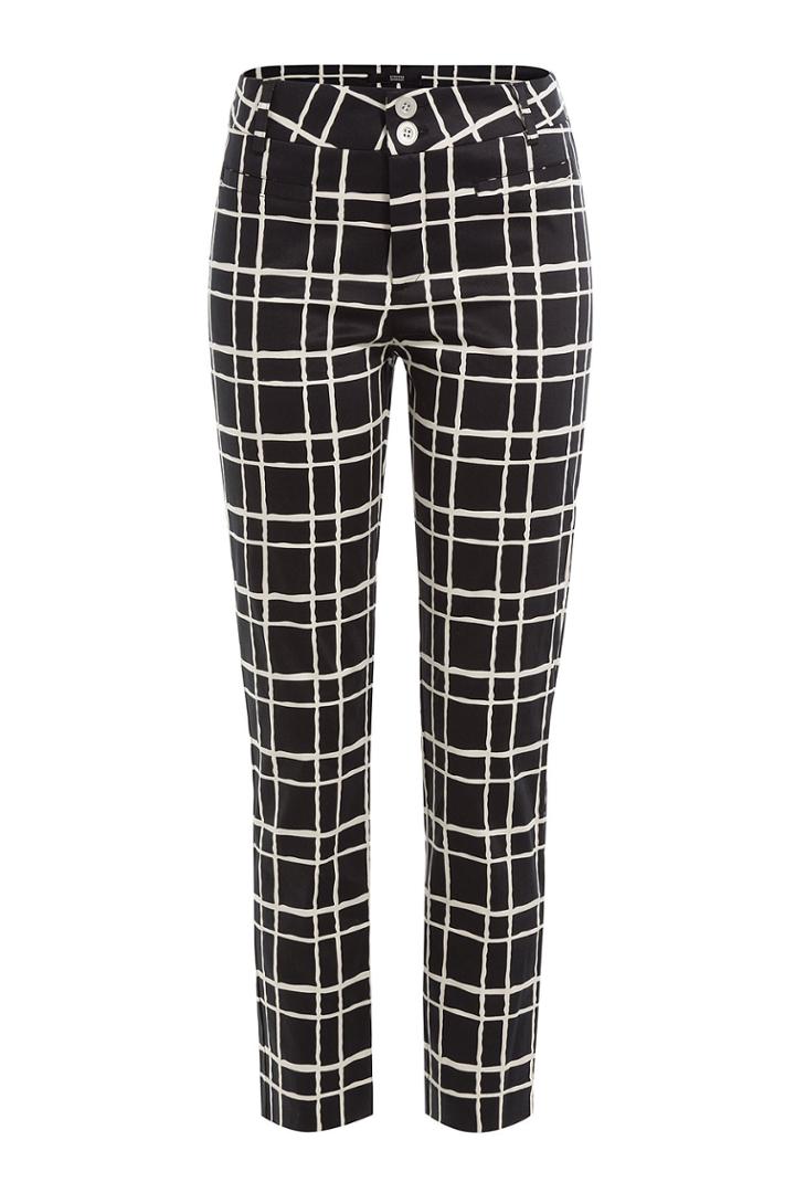 Steffen Schraut Steffen Schraut Printed Cotton Pants - Black