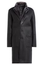 Joseph Joseph Sheepskin And Leather Coat