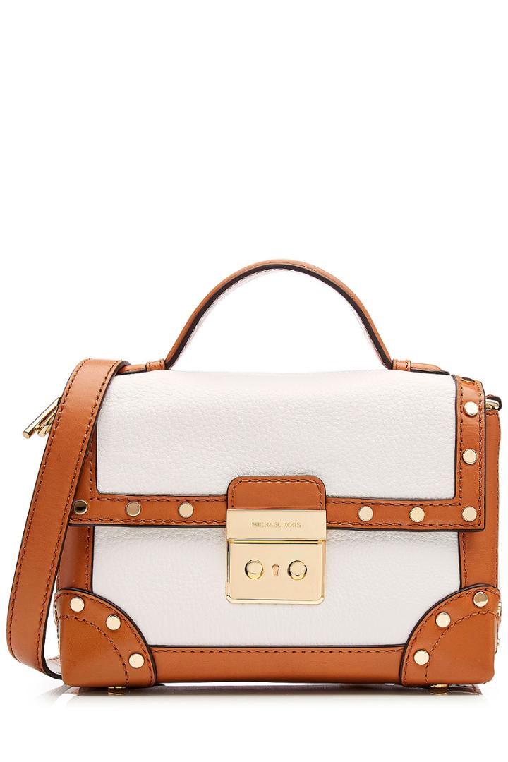 Michael Michael Kors Michael Michael Kors Two-tone Leather Shoulder Bag