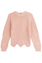 Tara Jarmon Tara Jarmon Pullover With Scalloped Hemline - Pink