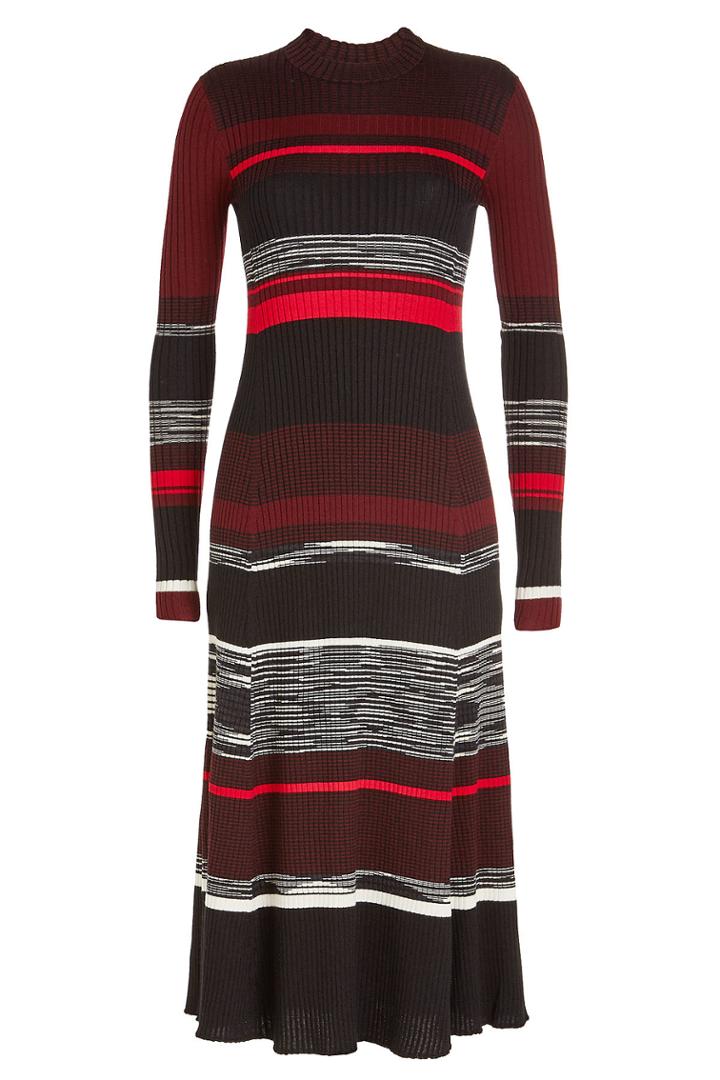 Proenza Schouler Proenza Schouler Wool Midi Dress With Silk And Cashmere