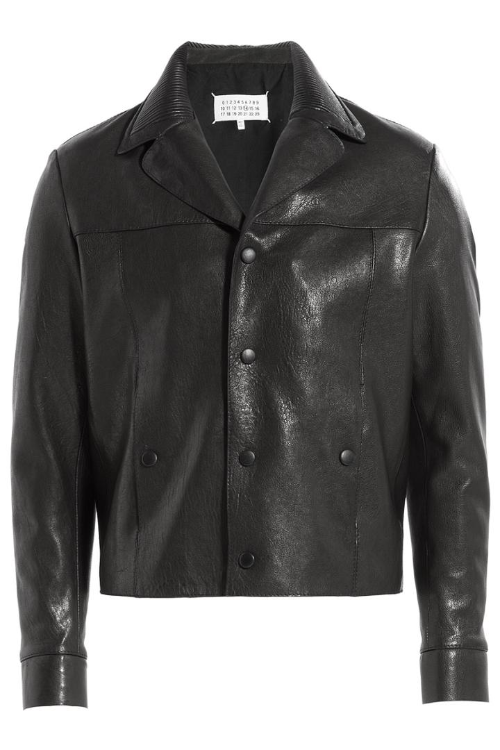 Maison Margiela Maison Margiela Leather Jacket - Black