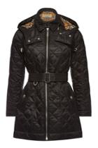 Burberry Burberry Baughton Quilted Jacket With Detachable Hood
