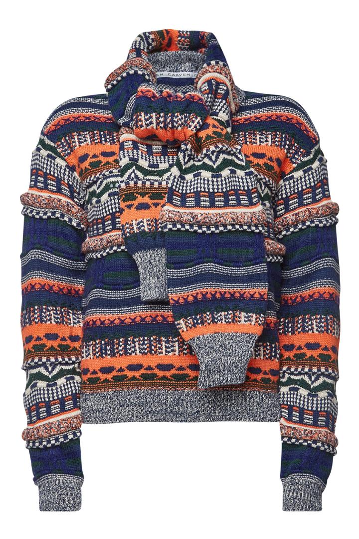 Carven Carven Knit Pullover With Wool, Alpaca And Mohair