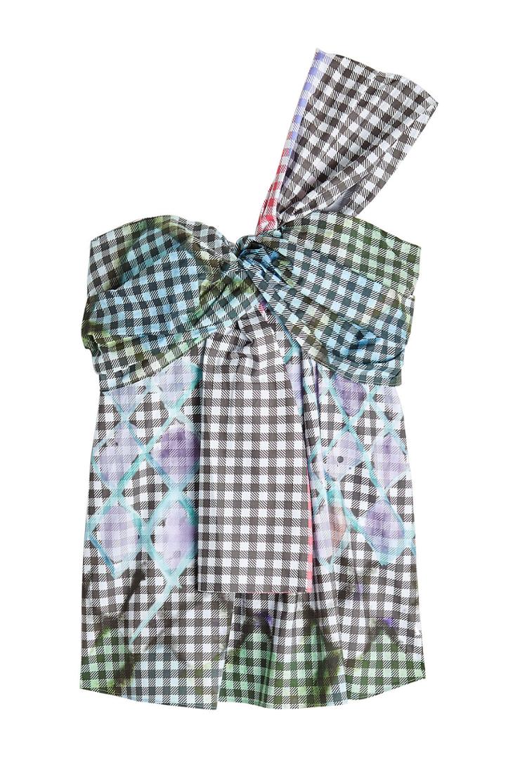 Peter Pilotto Peter Pilotto Printed One-shoulder Top With Cotton