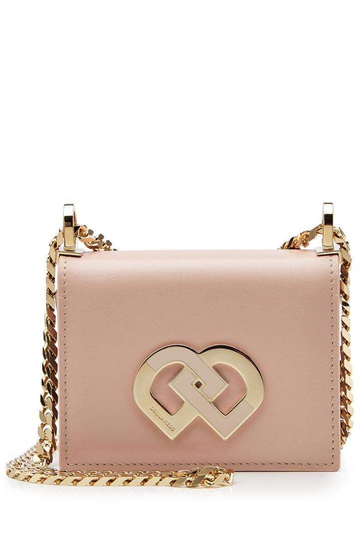 Dsquared2 Dsquared2 Leather Shoulder Bag - Pink