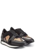 Burberry Shoes & Accessories Burberry Shoes & Accessories Leather And Suede Sneakers - Black