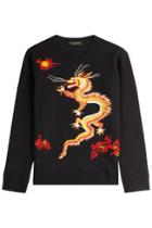 Valentino Valentino Embroidered Cotton Sweatshirt