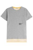 Valentino Valentino Cotton Jersey T-shirt With Contrast Printed Back - Grey
