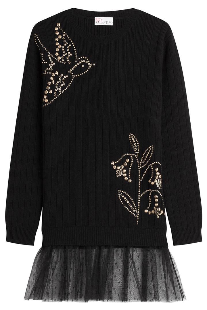 R.e.d. Valentino R.e.d. Valentino Stud And Eyelet Embellished Pullover