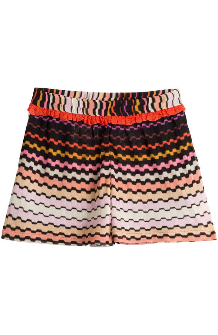 Missoni Mare Ruffled Printed Shorts