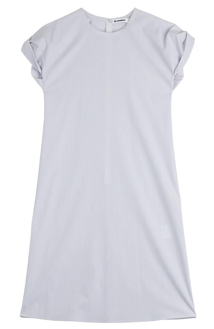 Jil Sander Striped Cotton Dress