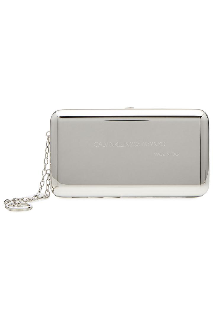 Calvin Klein 205w39nyc Calvin Klein 205w39nyc Embossed Metal Clutch