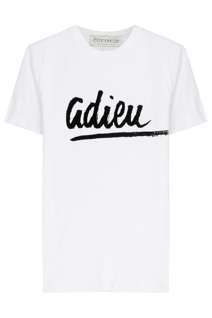 Etre Cécile Etre Cécile Adieu T-shirt - White