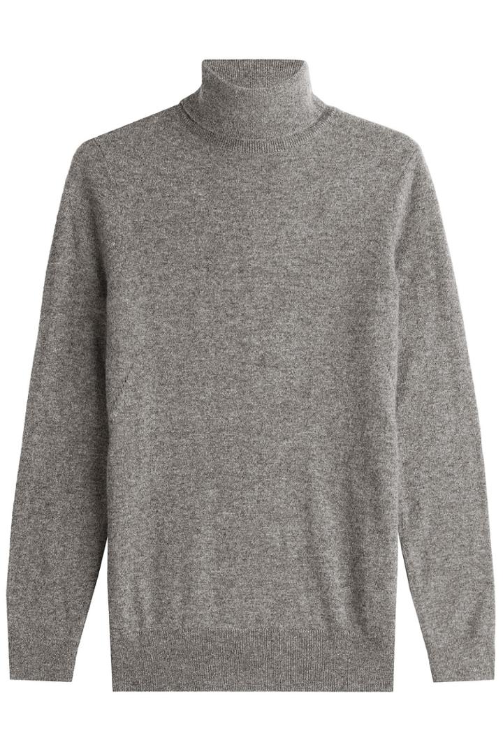 Claudia Schiffer Claudia Schiffer Cashmere Turtleneck Pullover - Grey