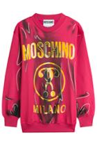 Moschino Moschino Printed Sweatshirt With Cotton - Pink