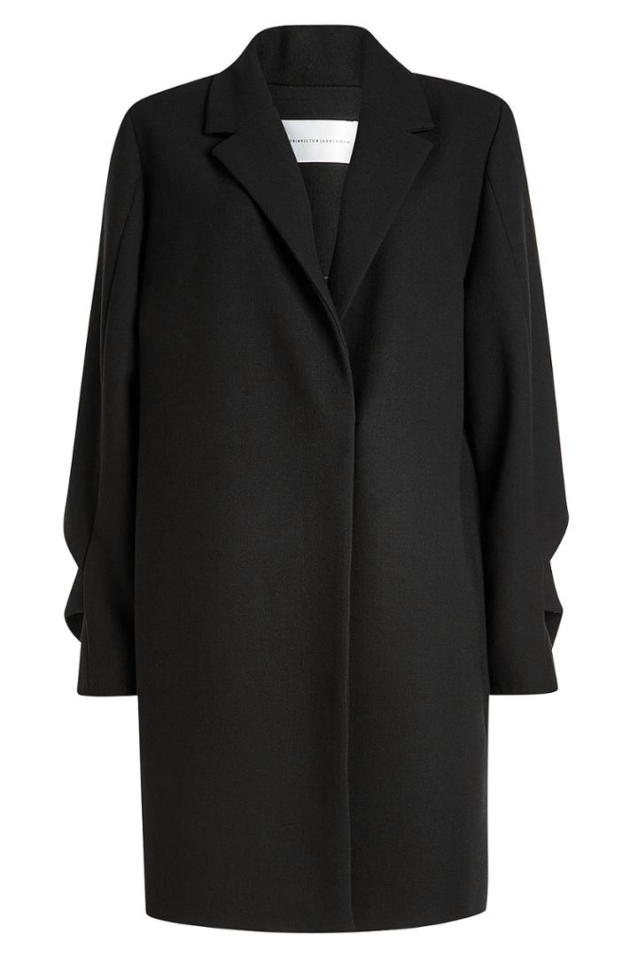 Victoria Victoria Beckham Victoria Victoria Beckham Tuck Sleeve Wool Coat