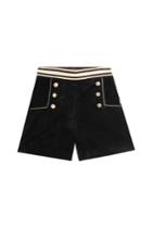 Hilfiger Collection Hilfiger Collection High-waisted Velvet Shorts - Blue