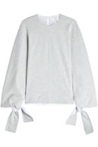 Victoria Victoria Beckham Victoria Victoria Beckham Tie Cuff Top With Cotton
