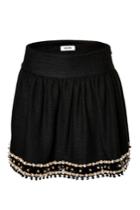 Moschino Moschino Embellished Hem Skirt - Black