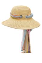 Missoni Mare Missoni Mare Straw Hat With Printed Scarf