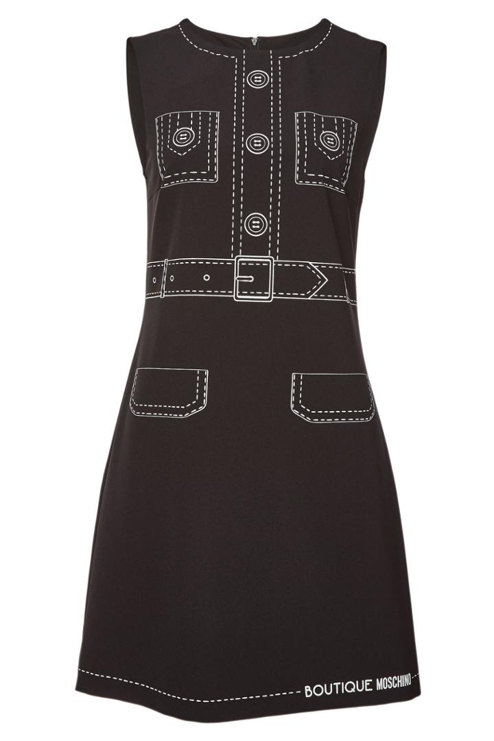 Boutique Moschino Boutique Moschino Printed Mini Dress