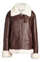 Vetements Vetements Leather And Shearling Jacket