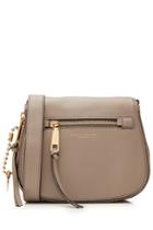Marc Jacobs Marc Jacobs Recruit Small Leather Saddle Bag - Grey