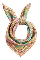 Etro Etro Floral And Paisley Print Silk Scarf