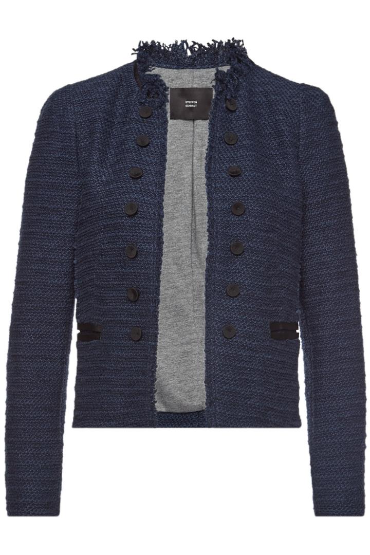 Steffen Schraut Steffen Schraut Tweed Blazer With Cotton