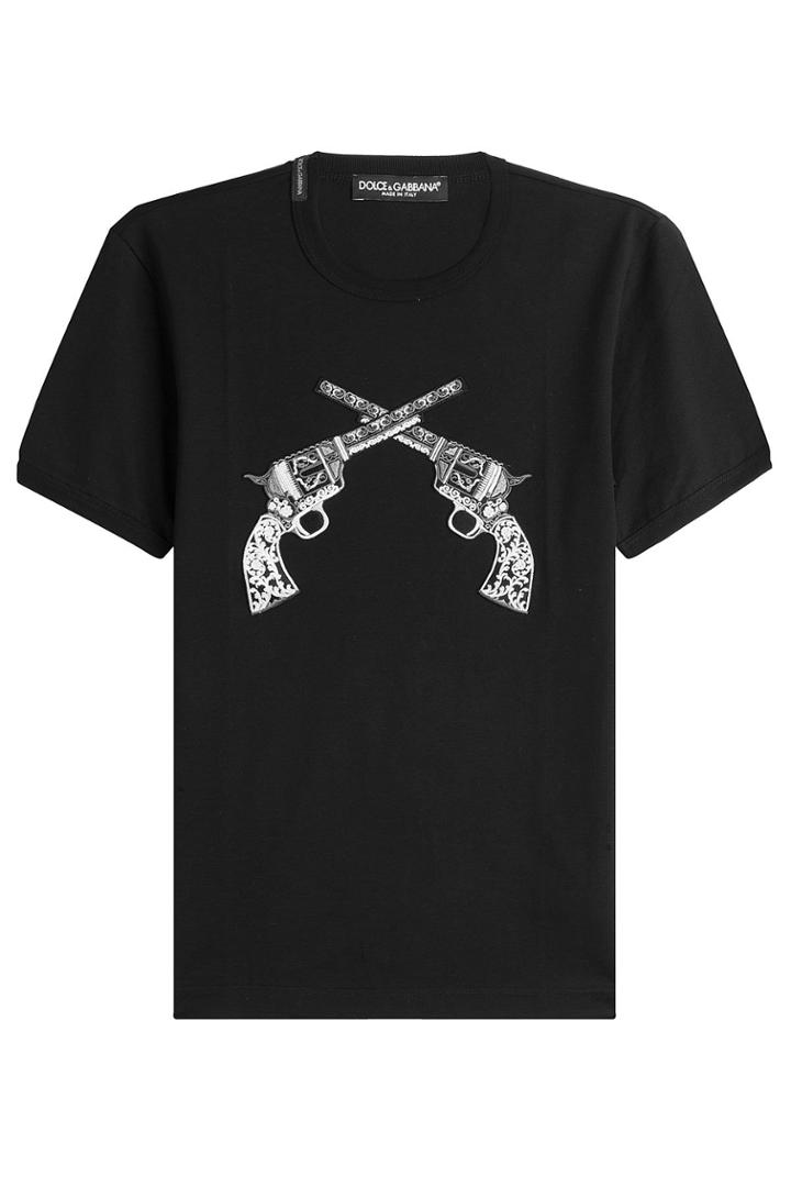 Dolce & Gabbana Dolce & Gabbana Printed Cotton T-shirt