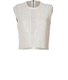 Helmut Lang Leather Crop Top