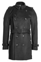 Burberry Burberry Kensington Trench Coat With Virgin Wool And Cashmere