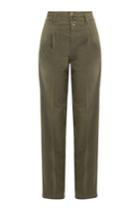 Closed Closed Stretch Cotton High-waisted Chinos - Green