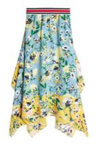 Hilfiger Collection Hilfiger Collection Floral Print Silk Skirt
