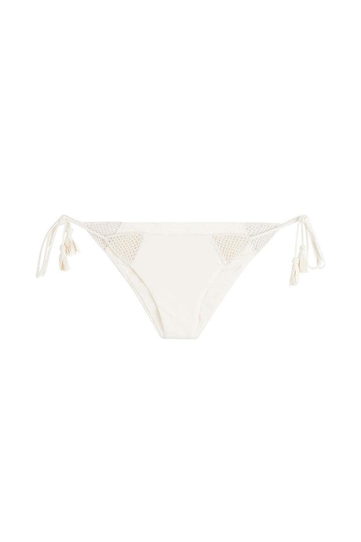 Eberjey Eberjey Sacred Stitch Dune Bikini Bottoms - White