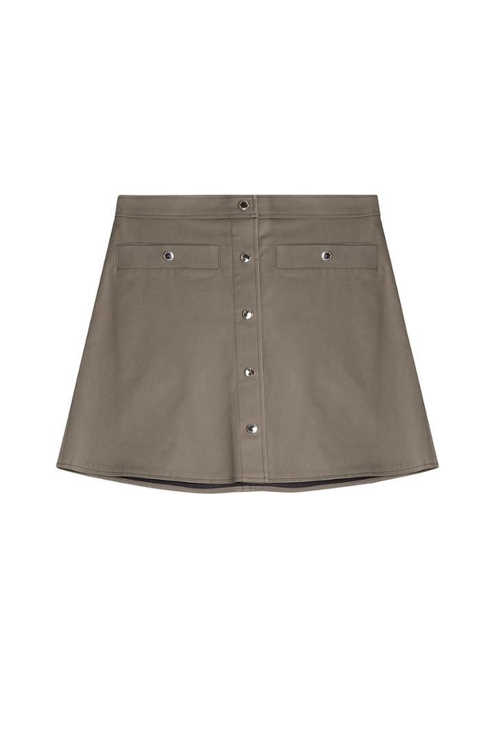 Kenzo Kenzo Button Up Mini-skirt - Grey