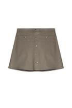 Kenzo Kenzo Button Up Mini-skirt - Grey