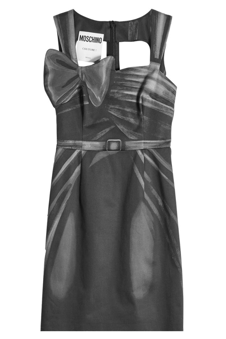 Moschino Moschino Printed Cotton Blend Dress