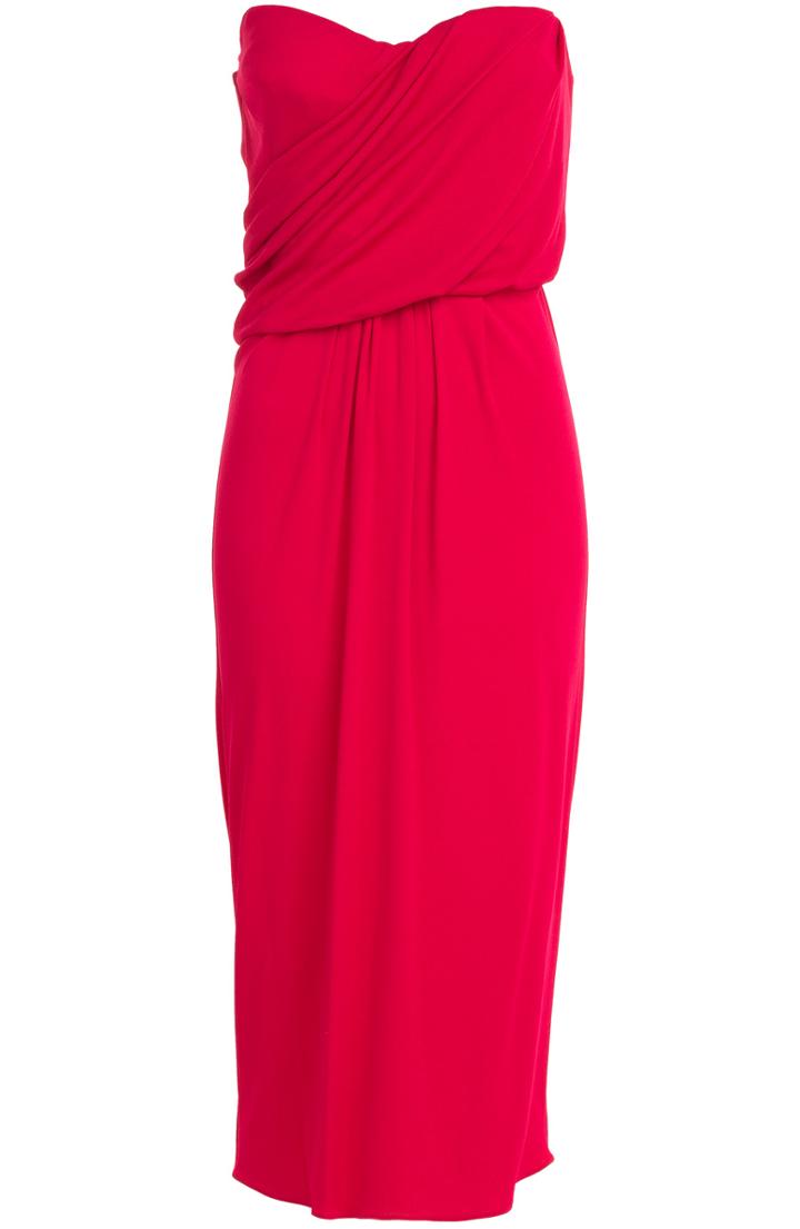 Vionnet Draped Strapless Dress