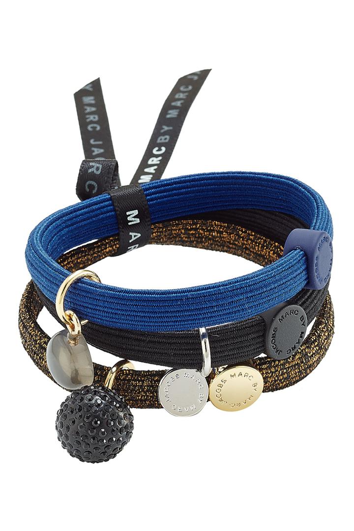 Marc By Marc Jacobs Marc By Marc Jacobs Pave Ball Hair Ties - Multicolor