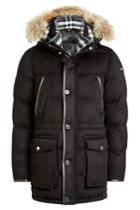 Burberry London Burberry London Cashmere Down Coat With Raccoon Fur