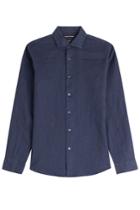 Michael Kors Michael Kors Linen Shirt - Blue