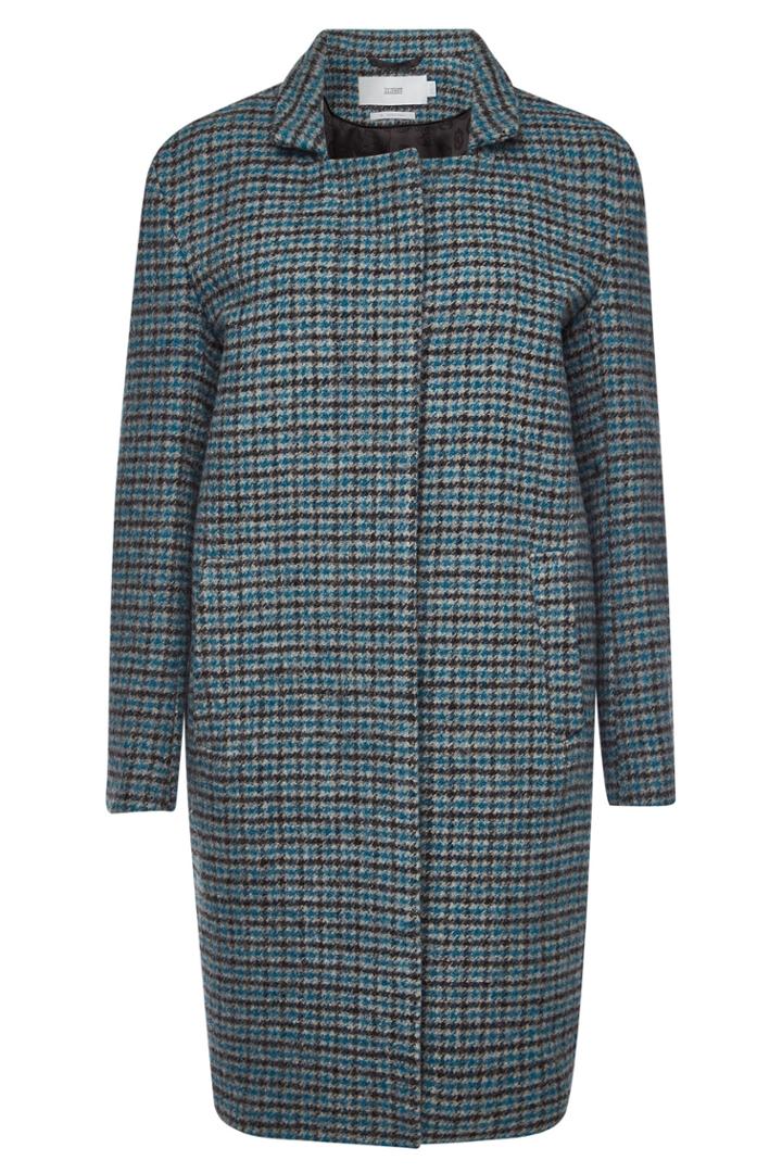 Closed Closed Lori Checked Virgin Wool Coat