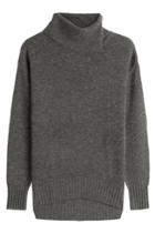 81 Hours 81 Hours Merino Wool Turtleneck Pullover With Cashmere