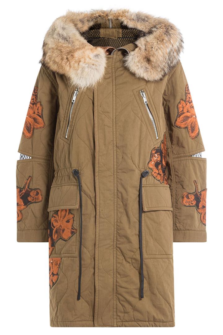 3.1 Phillip Lim 3.1 Phillip Lim Quilted Cotton Utility Coat - Green